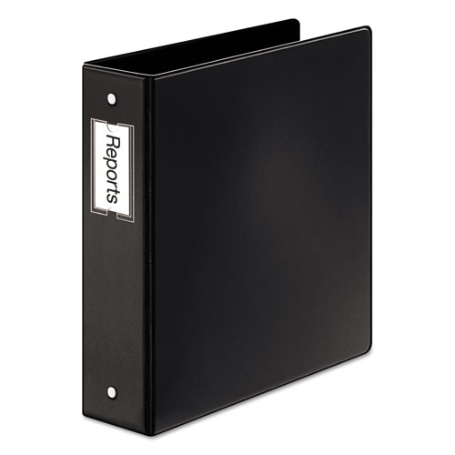 Picture of Premier Easy Open Locking Round Ring Binder, 3 Rings, 2" Capacity, 11 x 8.5, Black