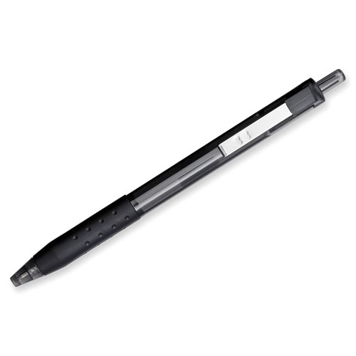 Picture of InkJoy 300 RT Ballpoint Pen, Refillable, Retractable, Medium 1 mm, Black Ink, Black Barrel, 36/Box