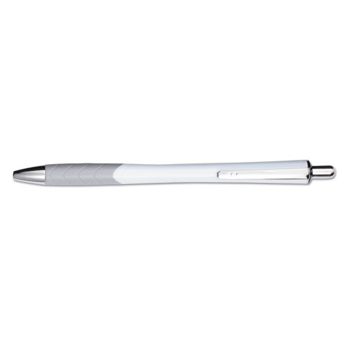 Picture of InkJoy 700 RT Ballpoint Pen, Retractable, Medium 1 mm, Blue Ink, White/Gray Barrel, Dozen