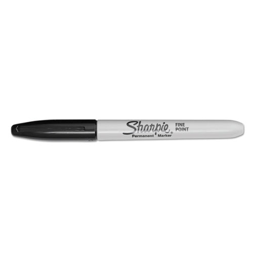 Picture of Fine Tip Permanent Marker, Black, 36/Pack