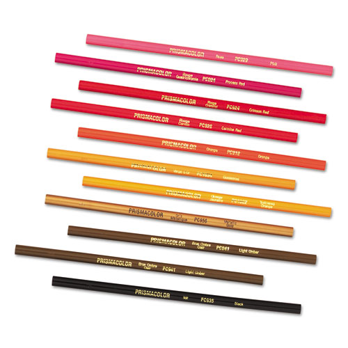 Picture of Premier Colored Pencil, 3 mm, 2B, Assorted Lead and Barrel Colors, 48/Set