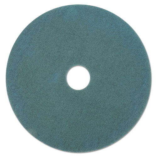 Picture of Ultra High-Speed Floor Burnishing Pads 3100, 27" Diameter, Aqua, 5/Carton