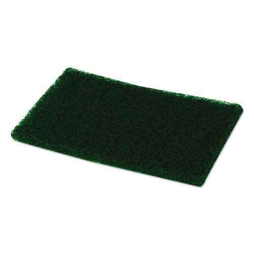 Picture of Heavy-Duty Scouring Pad, 6 x 9, Green, 15/Carton