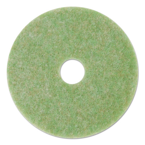 Picture of Low-Speed TopLine Autoscrubber Floor Pads 5000, 20" Diameter, Green/Amber, 5/Carton