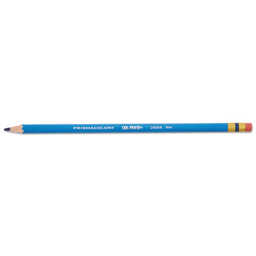 Picture of Col-Erase Pencil with Eraser, 0.7 mm, 2B (#1), Blue Lead, Blue Barrel, Dozen