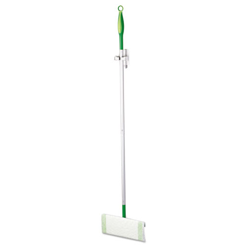 Picture of Broom Gripper, 3.12w x 2.43d x 3.34h, White/Gray, 1 Gripper/2 Strips