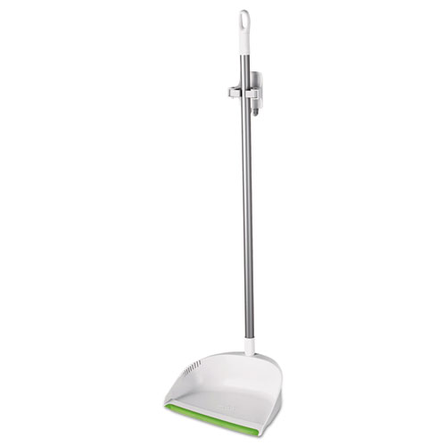 Picture of Broom Gripper, 3.12w x 2.43d x 3.34h, White/Gray, 1 Gripper/2 Strips