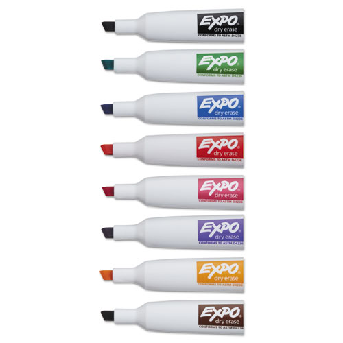 Picture of Magnetic Dry Erase Marker, Broad Chisel Tip, Assorted Colors, 8/Pack