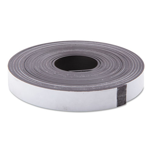 Picture of Adhesive-Backed Magnetic Tape, 0.5" x 10 ft, Black