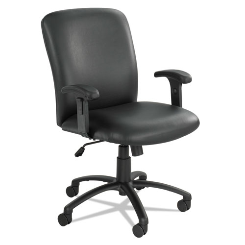 Uber+Big%2Ftall+Series+High+Back+Chair%2C+Vinyl%2C+Supports+Up+To+500+Lb%2C+19.5%26quot%3B+To+23.5%26quot%3B+Seat+Height%2C+Black