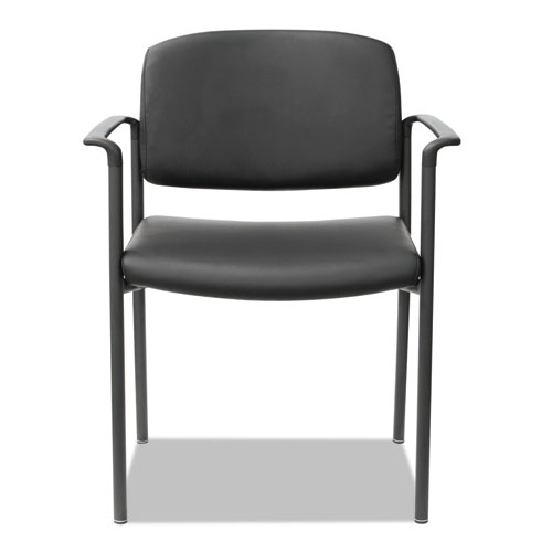 Picture of Alera Sorrento Series Ultra-Cushioned Stacking Guest Chair, 25.59" x 24.01" x 33.85", Black, 2/Carton