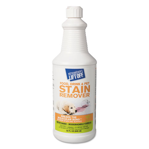 Picture of Food/Beverage/Protein Stain Remover, 32 oz Pour Bottle