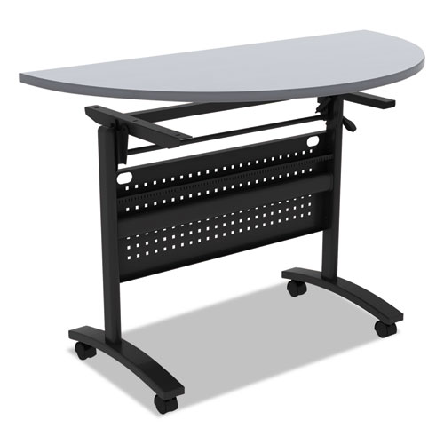 Picture of Alera Valencia Flip Training Table Base, Modesty Panel, 28.5w x 19.75d x 28.5h, Black