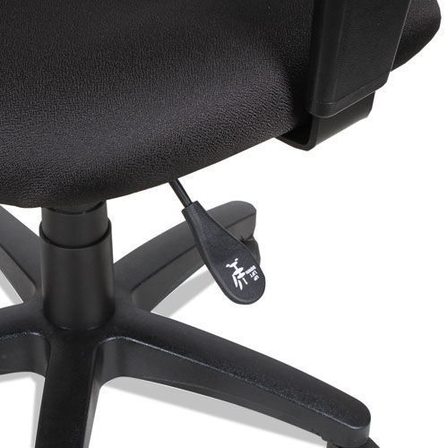 Picture of Alera Essentia Series Swivel Task Chair, Supports Up to 275 lb, 17.71" to 22.44" Seat Height, Black