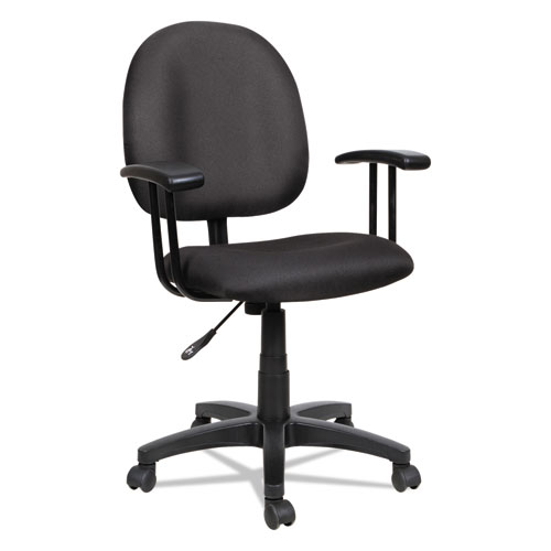 Picture of Alera Essentia Series Swivel Task Chair, Supports Up to 275 lb, 17.71" to 22.44" Seat Height, Black