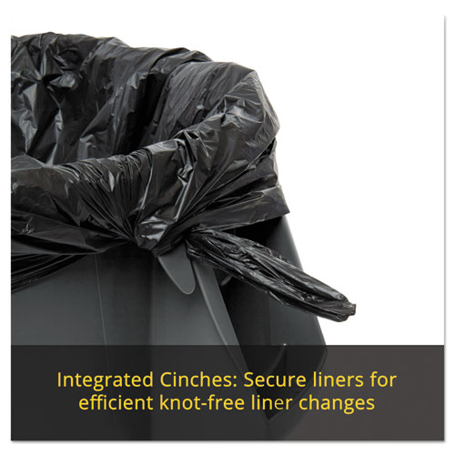 Picture of Vented Round Brute Container, 20 gal, Plastic, Yellow