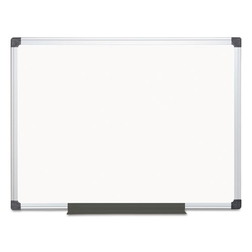 Value+Lacquered+Steel+Magnetic+Dry+Erase+Board%2C+48+x+36%2C+White+Surface%2C+Silver+Aluminum+Frame