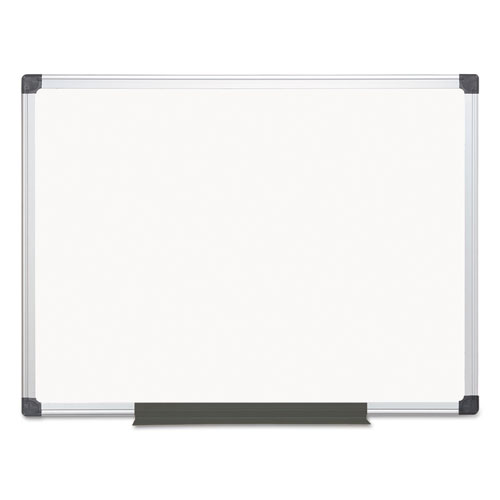 Picture of Value Melamine Dry Erase Board, 36" x 48", White Surface, Satin Aluminum Frame