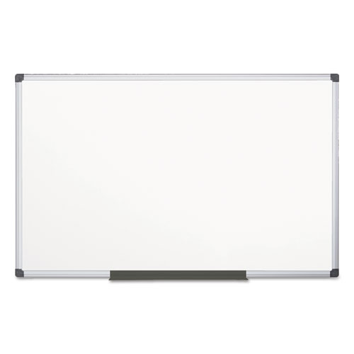 Picture of Value Melamine Dry Erase Board, 48" x 96", White Surface, Satin Aluminum Frame