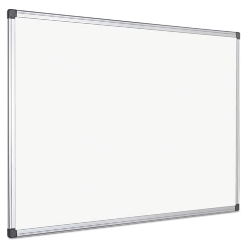 Picture of Value Lacquered Steel Magnetic Dry Erase Board, 72" x 48", White Surface, Satin Aluminum Frame