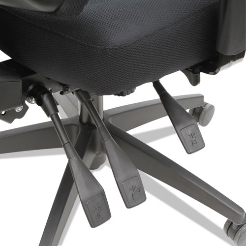 Picture of Alera Wrigley Series High Performance Mid-Back Multifunction Task Chair, Supports 275 lb, 17.91" to 21.88" Seat Height, Black