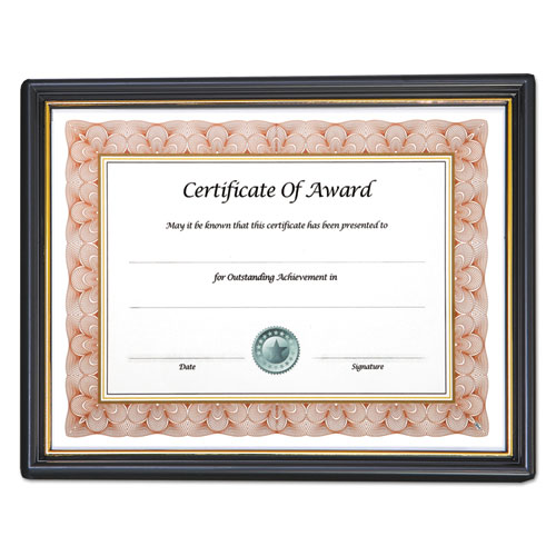 Picture of Economy Framed Achievement/Appreciation Awards, 11 x 8.5, Horiztontal Orientation, White with Black Border