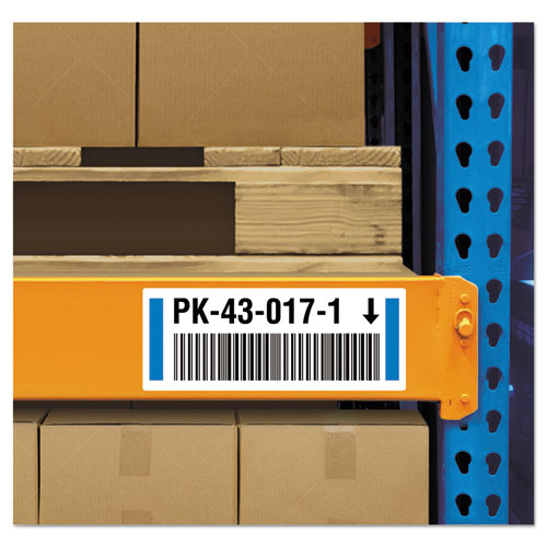 Picture of Durable Permanent ID Labels with TrueBlock Technology, Laser Printers, 3.25 x 8.38, White, 3/Sheet, 50 Sheets/Pack