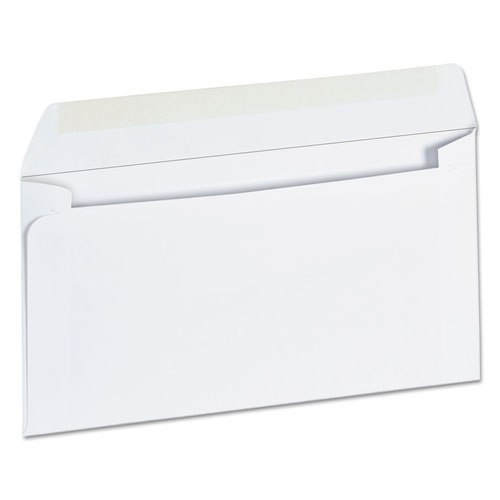 Picture of Open-Side Business Envelope, #6 3/4, Square Flap, Gummed Closure, 3.63 x 6.5, White, 500/Box