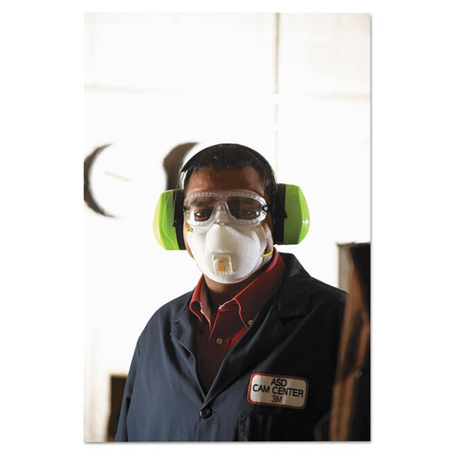 Picture of Particulate Respirator w/Cool Flow Exhalation Valve, Standard Size, 10/Box