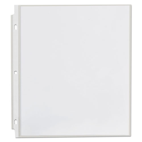 Picture of Top-Load Poly Sheet Protectors, Standard Gauge, Letter, Clear, 50/Pack