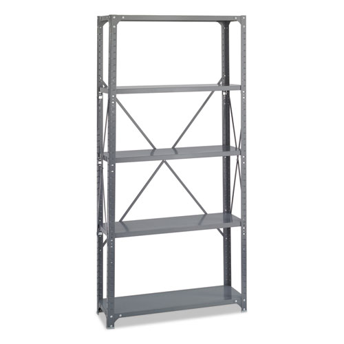 Picture of Commercial Steel Shelving Unit, Five-Shelf, 36w x 12d x 75h, Dark Gray