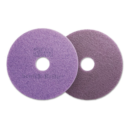 Picture of Diamond Floor Pads, 16" Diameter, Purple, 5/Carton