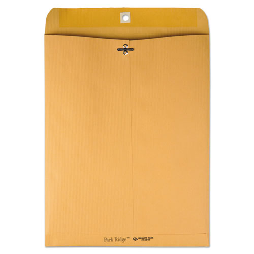 Picture of Park Ridge Kraft Clasp Envelope, #97, Square Flap, Clasp/Gummed Closure, 10 x 13, Brown Kraft, 100/Box