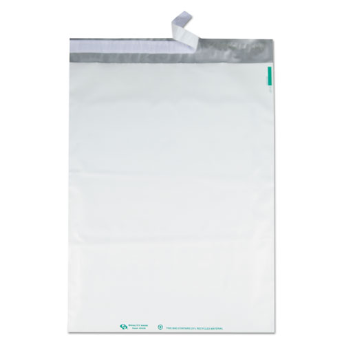 Picture of Redi-Strip Poly Mailer, #6, Square Flap, Redi-Strip Adhesive Closure, 14 x 19, White, 100/Pack