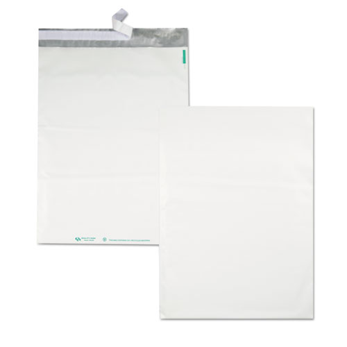 Picture of Redi-Strip Poly Mailer, #6, Square Flap, Redi-Strip Adhesive Closure, 14 x 19, White, 100/Pack