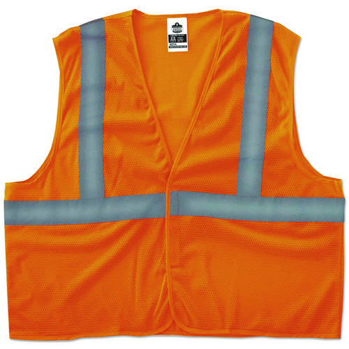 Picture of GloWear 8205HL Type R Class 2 Super Econo Mesh Vest, 2X-Large to 3X-Large, Orange