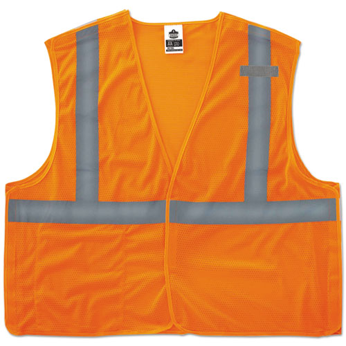 Picture of GloWear 8215BA Type R Class 2 Econo Breakaway Mesh Vest, 2X-Large to 3X-Large, Orange, Ships in 1-3 Business Days