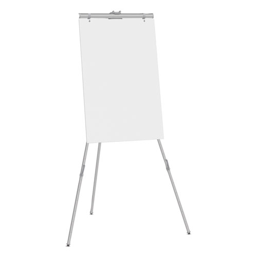 Picture of Aluminum Heavy-Duty Display Easel, 38" to 66" High, Aluminum, Silver