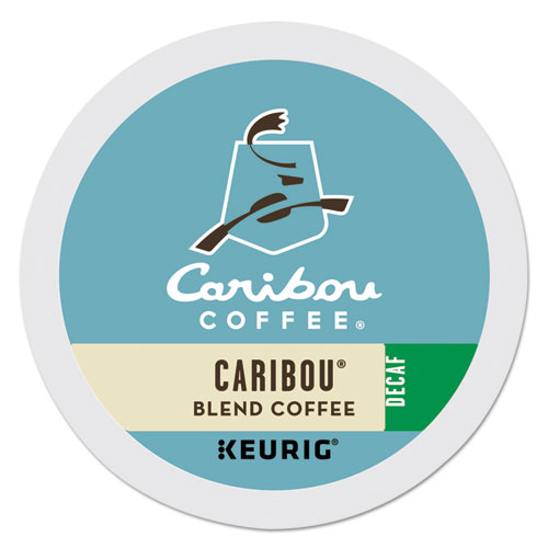 Picture of Caribou Blend Decaf Coffee K-Cups, 24/Box