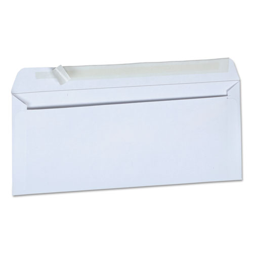 Picture of Peel Seal Strip Business Envelope, #10, Square Flap, Self-Adhesive Closure, 4.13 x 9.5, White, 500/Box