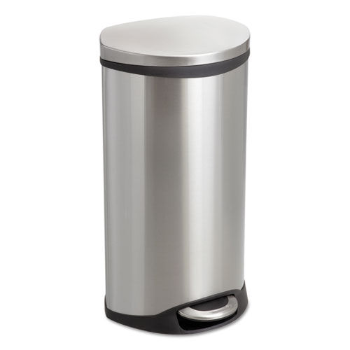 Picture of Step-On Medical Receptacle, 7.5 gal, Steel, Stainless Steel