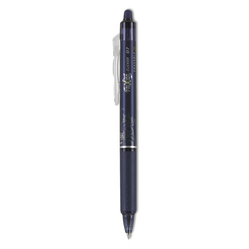 Picture of FriXion Clicker Erasable Gel Pen, Retractable, Fine 0.7 mm, Navy Ink, Navy Barrel