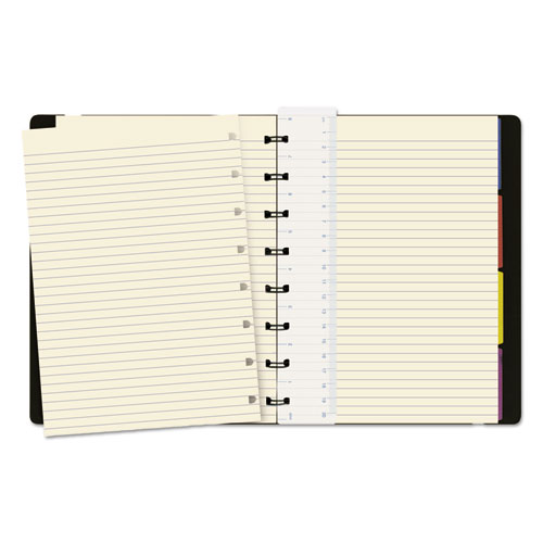 Picture of Notebook, 1-Subject, Medium/College Rule, Black Cover, (112) 8.25 x 5.81 Sheets