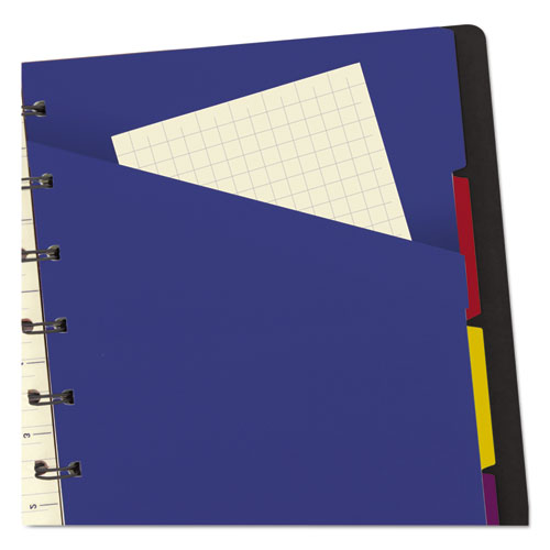 Picture of Notebook, 1-Subject, Medium/College Rule, Black Cover, (112) 8.25 x 5.81 Sheets