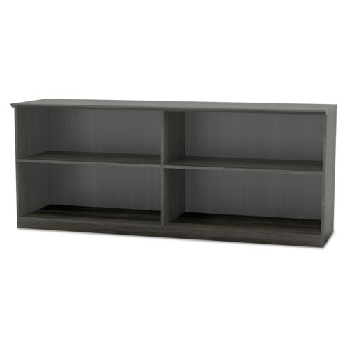Picture of Medina Series Low Wall Cabinet with Doors, 72w x 20d x 29.5h, Gray Steel, Box1