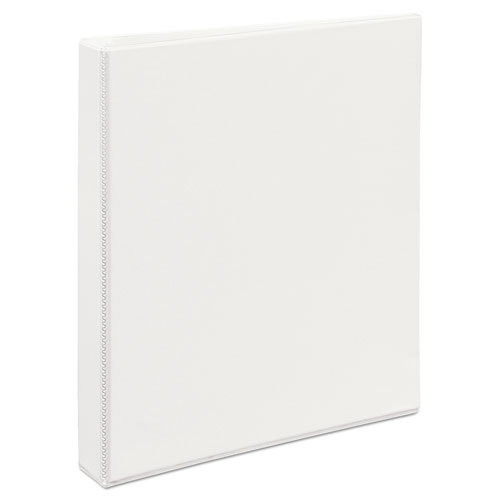 Picture of Heavy-Duty View Binder with DuraHinge and One Touch EZD Rings, 3 Rings, 1" Capacity, 11 x 8.5, White