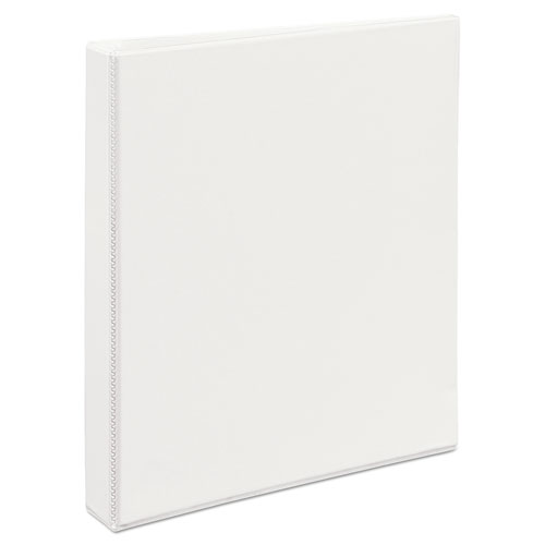 Picture of Durable View Binder with DuraHinge and EZD Rings, 3 Rings, 1" Capacity, 11 x 8.5, White, (9301)