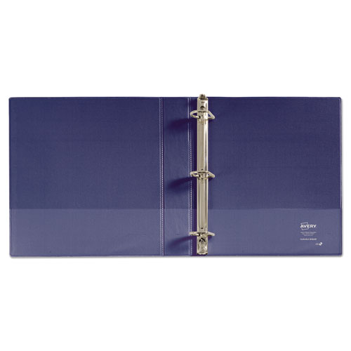 Picture of Durable View Binder with DuraHinge and Slant Rings, 3 Rings, 1.5" Capacity, 11 x 8.5, Blue