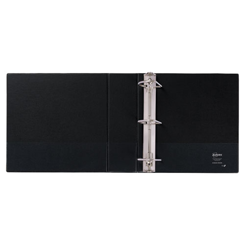 Picture of Durable Non-View Binder with DuraHinge and Slant Rings, 3 Rings, 3" Capacity, 11 x 8.5, Black