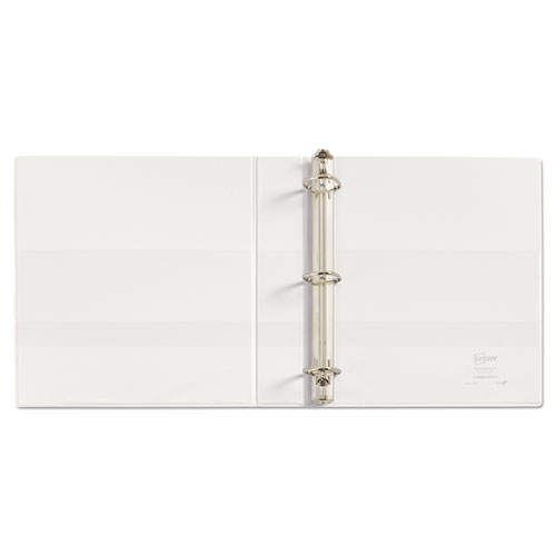 Picture of Durable View Binder with DuraHinge and EZD Rings, 3 Rings, 1.5" Capacity, 11 x 8.5, White, (9401)